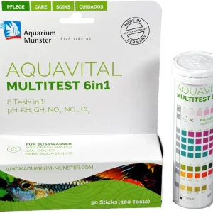 Preiswert Aquavital Multitest 6in1 (50 Teststreifen)